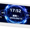 Thermalright Trofeo Vision LCD AIO Display 6.86 PC Monitor, USB Type-C Screen for Real-Time Hardware Monitoring, with Preset & DIY Themes for Gaming PC Case/CPU Cooler(White)