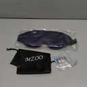 MZOO Luxury Sleep Eye Mask for Side Sleeper Men Women, Zero Eye Pressure 3D Sleeping Mask, Light Blocking Patented Design Night Blindfold, Soft Eye Shade Cover for Travel, Blue