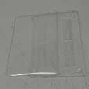 Gadpiparty Clear Laptop Skin Cover Transparent Protective Case Removable Scratch-Resistant Lightweight Design Easy Installation