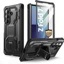 i-Blason Armorbox for Samsung Galaxy Z Fold 7 Case with Stand [9H+ Tempered Glass Screen Protector] [Hinge Protection] Full-Body Heavy Duty Rugged Shockproof Protective Case for Z Fold 7 (Black)
