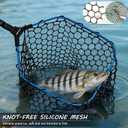 THKFISH Carbon Fiber Fishing Landing Net- 27 to 157.5 Inch Long Handle, Portable Collapsible Fishing Net for Salmon, Steelhead, Fly, Catfish, Bass, Trout Fishing, Trout Net, Dip Net Gifts for Men, 157.5 Telescopic Handle