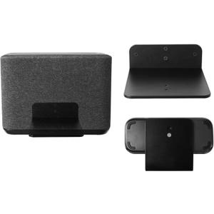 Metal Wall Mount Bracket Soundbar Holder Compatible with Denon Home 350/250 Wireless Speaker,Black