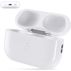 Replacement Charging Case for AirPods Pro 2nd & 1st Generation with Type-C Charging Port, Compatible with AirPod Pro 2nd Charging Case, with Blue-Tooth Sync Button, No Earbuds (C-Port)