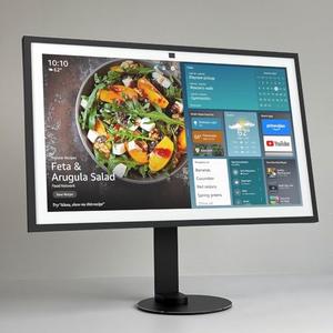 ATOPHK Adjustable Height Aluminum Stand for Ech_ooo Show 21 & Ech_ooo Show 15 ，360° Rotation, Tilt & Swivel, Landscape/Portrait Mode Black
