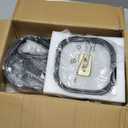 Dezin 2L Electric Hot Pot with Steamer, Rapid 800W Non-Stick Ceramic Coating Dorm Cooking Pot, Plug in Electric Pan Cooker with Adjustable Power for College Hotel Office(Silicone Spatula Included)