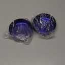 roygra Ash Tray (2 Pack), Outdoor Ashtray for Outside Patio, Stainless Steel Ashtrays for Cigarettes with 3 Holder, Smoking Accessories, Home Décor, Ashtrays for Smokers Indoor - Blue, Large