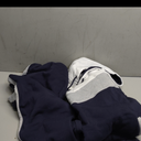 Riskrole Men's Hoodie Tracksuit 2 Pieces Set Athletic Casual Hooded Sweatshirt and Joggers Set Sweatsuit Outfits (Large, Navy White)