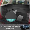 Cargo Cover for Toyota 4Runner 2025 2026 Accessories Retractable Trunk Cover Security Shielding Shade Cargo Luggage Cover Trunk Privacy Protection (Carbon Fiber Texture)