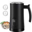 MUMAO Milk Frother, 4-in-1 Electric Milk Steamer, 350ml/11.8oz Automatic Frother Machine for Coffee, Warm and Cold Foam, Temperature Control for Latte, Cappuccino, Hot Chocolate