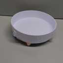 funest Makeup Perfume Organizer, 360 Degree Rotating Lazy Susan Cosmetic Desk Storage Lotions Display Case Round Tray with Large Capacity, for your Jewelry (white)