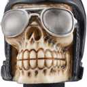 Skull Gear Knob Lever Shifter Stick Handle Skeleton Car Shift Grip Head fit Most Manual Transmission Vehicles SUV Trucks, Black