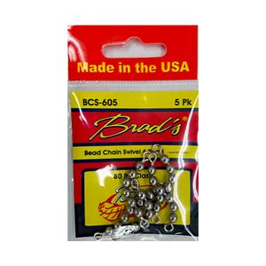 Brads BCS-605 6-Bead Stainless Steel Swivel