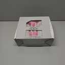 WDF 180 Pieces Pink Plastic Silverware Disposable - Clear Pink Cutlery Sets 60 Forks, 60 Knives and 60 Spoons - Heavy Duty Disposable Utensils for Wedding, Party