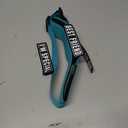 AirTag Dog Collar, 2" Wide Tactical Military Dog Collar with AirTag Holder & 3 Pet Patches, Soft Padded Reflective Waterproof Nylon Collar with Metal Buckle for Large Dogs (Teal, L) (Neck Girth: 17.7-24.4)