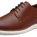 Jousen Men's Oxblood Dress Shoes Formal Lace Up Casual Dress Shoes for Men Oxfords Shoes (AMY733 Oxblood 13)