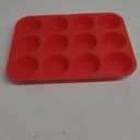 CAKETIME 12 Cups Silicone Muffin Pan - Nonstick Cupcake Pan 1 Pack Regular Size Silicone Mold for Baking (1pc: 12-Cup Regular)