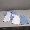 NZRVAWS Toddler Baby Boy Clothes Button Down T-Shirt Short Sleeve Patchwork Top Shorts Set 2PC Little Boy Summer Outfit 3-4Y