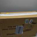 Hapaw Stainless Steel Litter Box with Lid, 135 Flip-Top Extra Large Cat Litter Pan, Enclosed Metal Litter Box with Litter Scoop & Filter Pedal, Odor Free, Front & Top Dual Entry (Dark Gray)