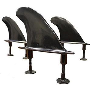 Soft Top Surfboard Fin Set of 3 Surfing Fin