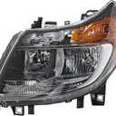 Evan Fischer Driver Side Headlight for Ram ProMaster 2500 Base 2014-2022 Also Fits ProMaster 1500 Halogen With bulb(s) Replaces# 68154589AL 68154589AK 68154589AI