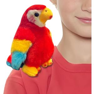4.7 Inch Parrot Plush Shoulder Magnet Stuffed Animal Toys Cute Plushies for Boys Girls Kids