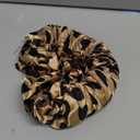 Heatless Hair Curler Overnight to Sleep In, Heatless Curling Scrunchie for Women Soft Silk Lazy Rollers Headband for Long Hair Overnight (Brown Leopard)