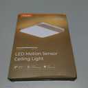 Rechargeable Motion Sensor Ceiling Light with Remote, Wireless Ceiling Lights Battery Operated Closet Light, Waterproof Shower Light for Bathroom,Stairs,Hallway,Garage,Shed (1 Pack)