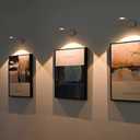 Wireless Picture Light Battery Operated, 2200mAH Rechargeable Painting Light with Motion Sensor and Rotatable Tube, Stepless Dimming Art Display Light for Picture Frame (1PCS, White)