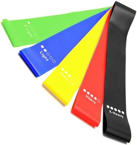 Goliton Resistance Loop Exercise Bands Exercise Bands for Home Fitness, Stretching, Strength Training, Physical Therapy,Elastic Workout Bands for Women Men Kids