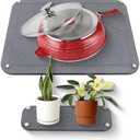 Stone Drying Mat For Kitchen Counter – Diatomaceous Sink Tray – Water Absorbing Stone Tray for Sink – Dish Drainer for Sink, 2 Pcs, 17.72" x 13.78" by Useful & Essential Set Of 2