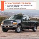 4PCS Window Rubber Weatherstrip Seal Front and Rear Lower Door Fit for Ford F250 F350 F450 Super Duty Crew Cab 1999-2016 Excursion 2000-2005 Replace F81Z-2520758-AA 1C3Z-26253A24-A