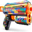 XSHOT Skins Flux Blaster with 16 Darts - Striper Skin (2 Pack) by ZURU, Easy Reload, Air Pocket Dart Technology, Toy Foam Blaster for Kids, Teens and Adults