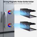 Magnetic Stanley Cup Holder for Fridge, Water Bottle Organizer Compatible with Stanley Cup/Owala/Hydrojug/Brumate/Simple Modern, Tumbler Organizer with Cup Lid Holder