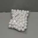 100PCS 1 Inch White Foam Balls Polystyrene Craft Balls Foam Balls for Art, Craft, Household, School Projects and Christmas Easter Party Decorations
