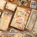 icceemee Scrapbooking Supplies Kit, Brown Garden Scrapbooking Kit for Bullet Junk Journaling, Stationery, A6 Grid Notebook, Flower DIY Journaling Supplies, Birthday Craft Gift for Teen Girls