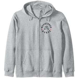 Registered Nurse Healthcare Hospital Nurse Week Nursing RN Zip Hoodie M