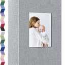 popotop Photo Album 4x6-300 Photos Linen Cover Photo Books with 300 Horizontal Pockets,Slip-in Picture Albums for Family Wedding Anniversary Baby Vacation Pictures