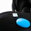 Clek Liing Infant Car Seat with Adjustable Load Leg, Compact, Lightweight Design, 7 Recline Positions, Easy-to-Use Rigid Latch, and Flame Retardant-Free (Railroad Ziip) MFD 06/03/2026