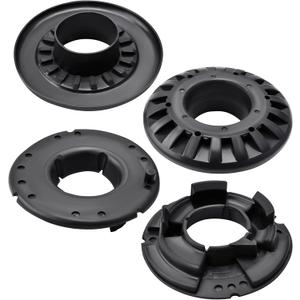 4 Pcs Rear Upper and Lower Coil Spring Insulator Kit Compatible with Jee-p Grand Cherokee 1999-2004 Replace K160061 K160042 52088346AB 52088402AB