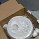 Automatic Ball Launcher for Dogs with 6 ETPU Balls, White, Adjustable Distance 20-45ft, USB Rechargeable, Interactive Dog Toy (Gary)