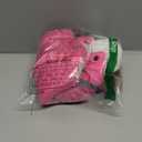 Queenmore Warm Dog Winter Coat, Cold Weather Waterproof Snow Jacket with Reflective Hoodie and Long Sleeves for X-Small Dogs (Pink)