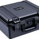 Lykus HC-3520 Waterproof Hard Case with Customizable Foam Insert, Interior Size 13.78x11.81x6.5 inch, Suitable for camera, lens, drone, mic, flashlight, projector, electronics, tools, and more