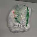 Mr. Pen White Faux Fur Christmas Tree Skirt, 36 inches, Gold Snowflakes