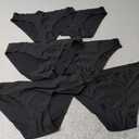 6 pack Seamless Underwear for Women Sexy Low Rise Hipster Wave Edge No Show Bikini Panties Womens Cheeky S