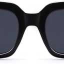 Appassal Retro Polarized Square Sunglasses for Women Chunky 70s 80s Sunnies Trendy Vintage Fashion Frames AP3733