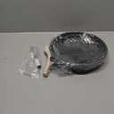 CAROTE Non Stick Frying Pan Skillet, Omelet Pan, Healthy Non Toxic Granite Chef Pan, Induction Compatible Egg Frying Pan with Heat-Resistant Handle, PFOA-Free,Black, 10"