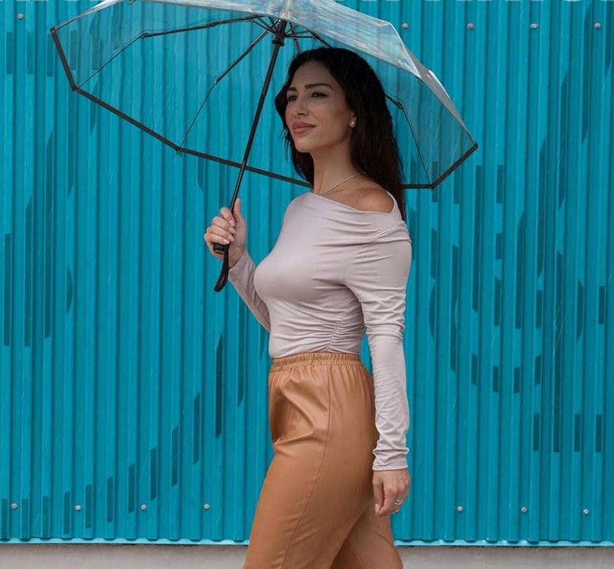 REPEL Windproof Travel Umbrella - Compact & Withstands Winds up to 85MPH , Strongest Premium Auto Folding Umbrella for Rain and Sun - Durable, Light & Portable for Women & Men , Fits Backpack & Cars