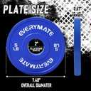 EVERYMATE Change Weight Plates 5LB Fractional Plate Olympic Bumper Plates for Cross Training and Olympic Weightlifting, 5LB Set Weights Plates Set