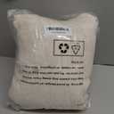 LAMIT Natural Ivory Semi Sheer Linen Curtains 84 inch Long, Cream White Light Filtering Living Room Panels Back Tab and Rod Pocket Neutral Drapes for Bedroom/Farmhouse, 2 Panels, 52 x 84 Inch