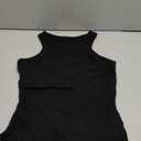 SUUKSESS Women Padded Cotton Ribbed Tank Tops 2025 High Neck Racerback Basic Tops Size S